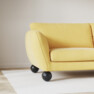 Madison Lux - 2-sits soffa med schäslong vänster - Gul