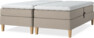 Delux Sense - Ställbar säng, dubbelsäng med bäddmadrass - Beige