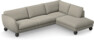 Madison Lux - 3-sits soffa med divan höger - Grå