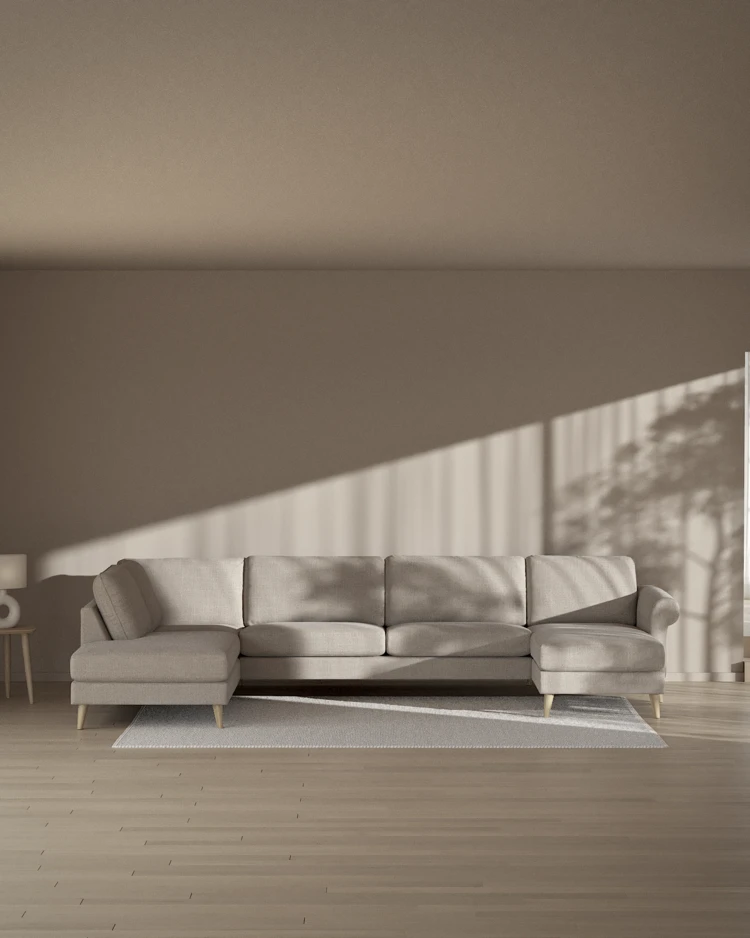 Bridge - 3-sits soffa med divan vänster och schäslong höger - inspiration