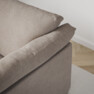 Cherrie - 3-sits soffa, hel dyna och kappa - Beige