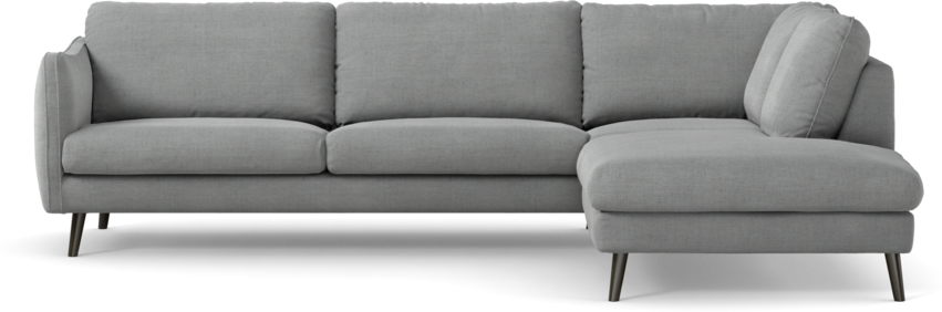 Madison Lux - 3-sits soffa med divan höger - Grå