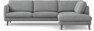 Madison Lux - 3-sits soffa med divan höger - Grå