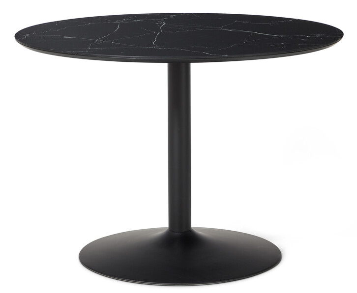 Remo - Matbord, Ø 106 cm - Svart