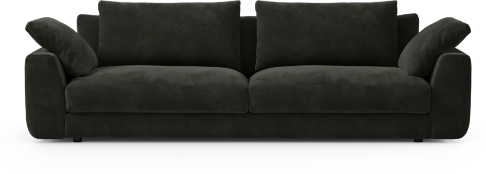 Amie - 4-sits soffa - Svart