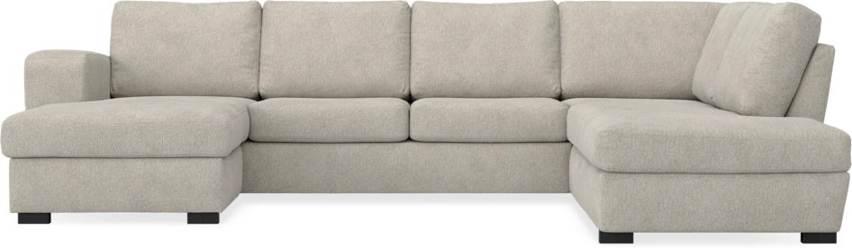Friday - 3-sits soffa med schäslong vänster och divan höger - Beige