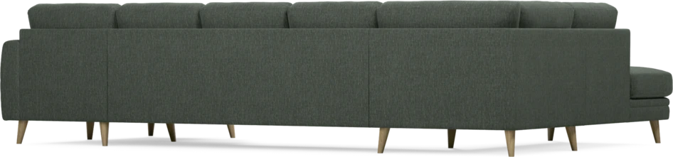 Eden - 3-sits soffa med divan vänster och schäslong höger - Grön