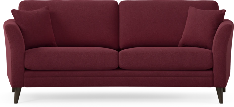 Eden - 2,5-sits soffa svängd - Röd
