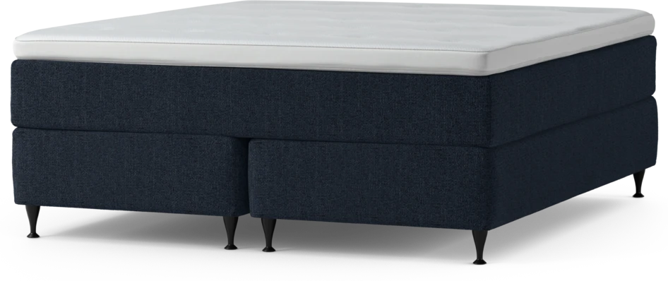Delux Exclusive - Kontinentalsäng, dubbelsäng med bäddmadrass och sängben