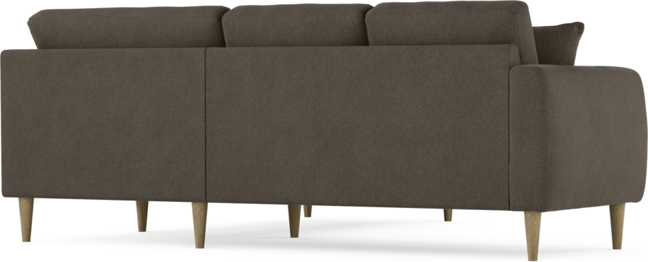 Eden - Hörnsoffa, 2+2-sits - Brun