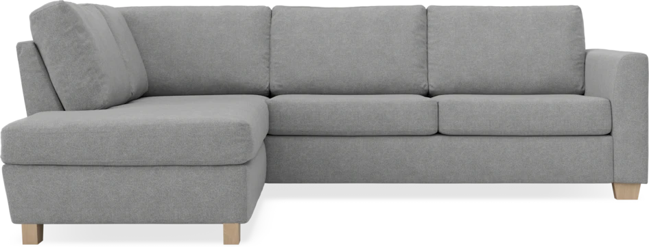Friday - 2,5-sits soffa med divan vänster - Grå