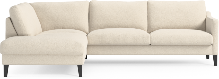 Winston - 3-sits soffa med divan vänster - Vit