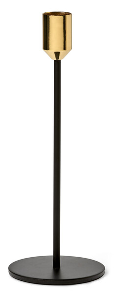 Solo - Ljusstake, H 21,8 Ø 8 cm - Svart