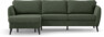 County - 3-sits soffa med flyttbar schäslong - Grön