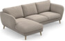 Madison Lux - 2-sits soffa med schäslong vänster - Beige