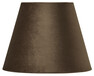Valvet - Lampskärm, Ø24 H18 cm - Brun
