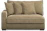 Rossi - 2-sits med armstöd höger - Beige