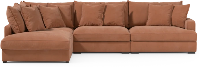Rossi, 3-sits soffa med divan vänster
