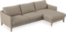 Winston - 3-sits soffa med schäslong, vändbar - Beige