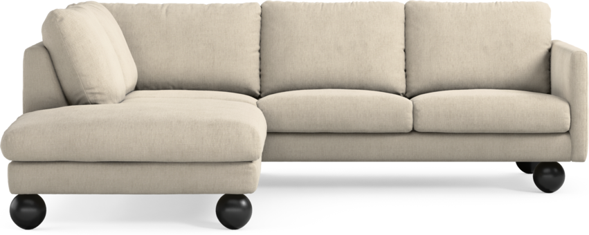 Madison Lux - 2-sits soffa med divan vänster - Beige