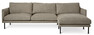 Rialto - 3-sits soffa med schäslong höger - Beige