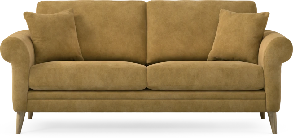 Eden - 2,5-sits soffa - Gul