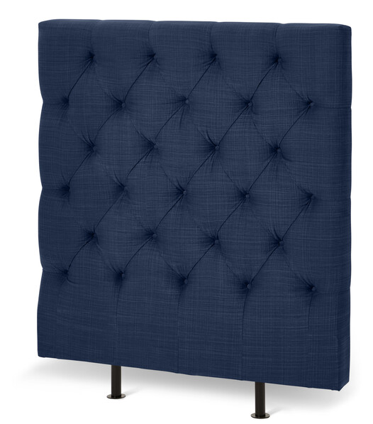 Avon L pikerad, låg - Sänggavel, B 90-140 cm - Blå