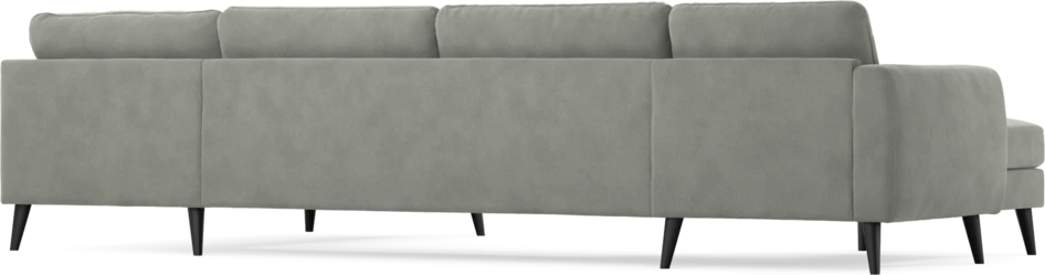 Bridge - 3-sits soffa med schäslong vänster och divan höger - Grå