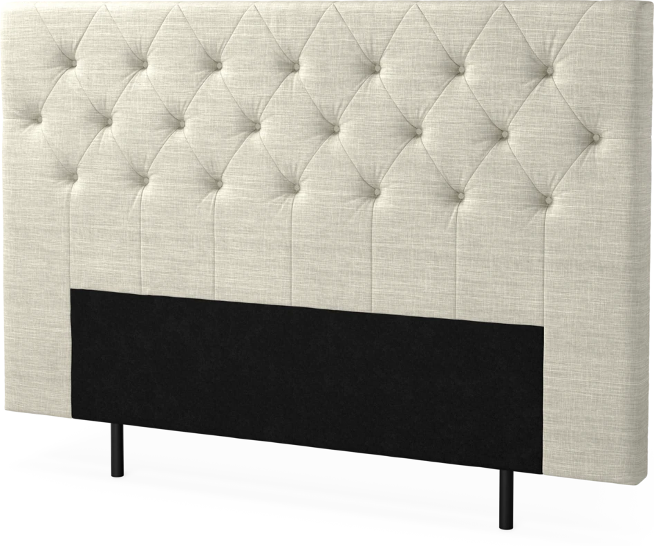 New York pikerad - Sänggavel, 90-210 cm - Beige