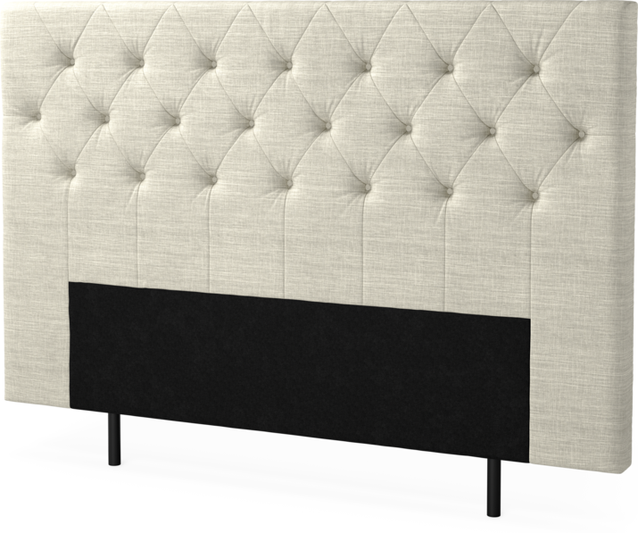 New York pikerad - Sänggavel, 90-210 cm - Beige