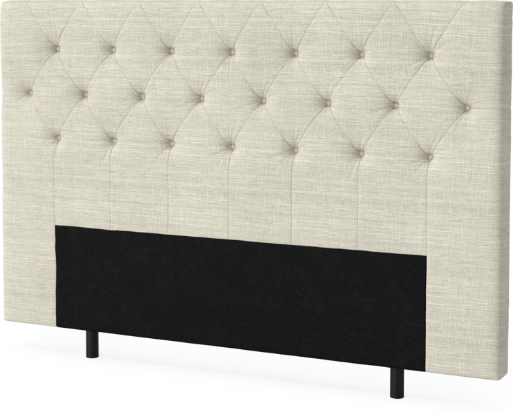 New York pikerad - Sänggavel, 90-210 cm - Beige