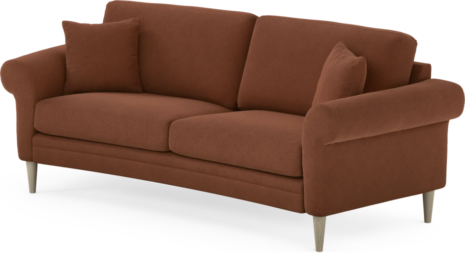 Eden - 2,5-sits soffa svängd - Orange