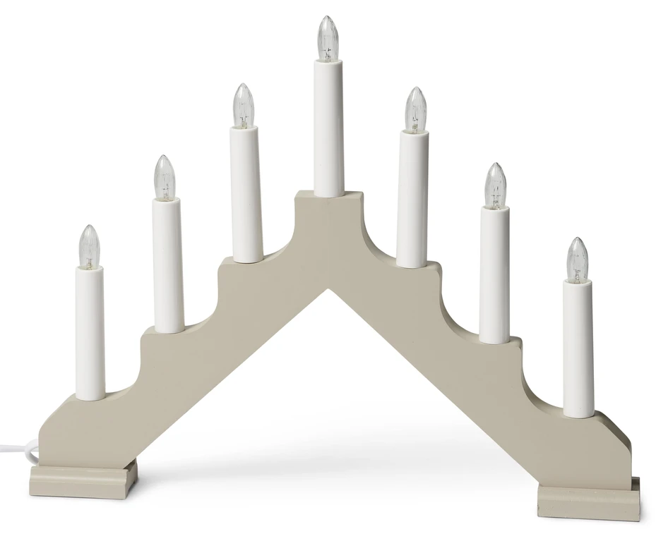 Ada - Adventsljusstake - Grå