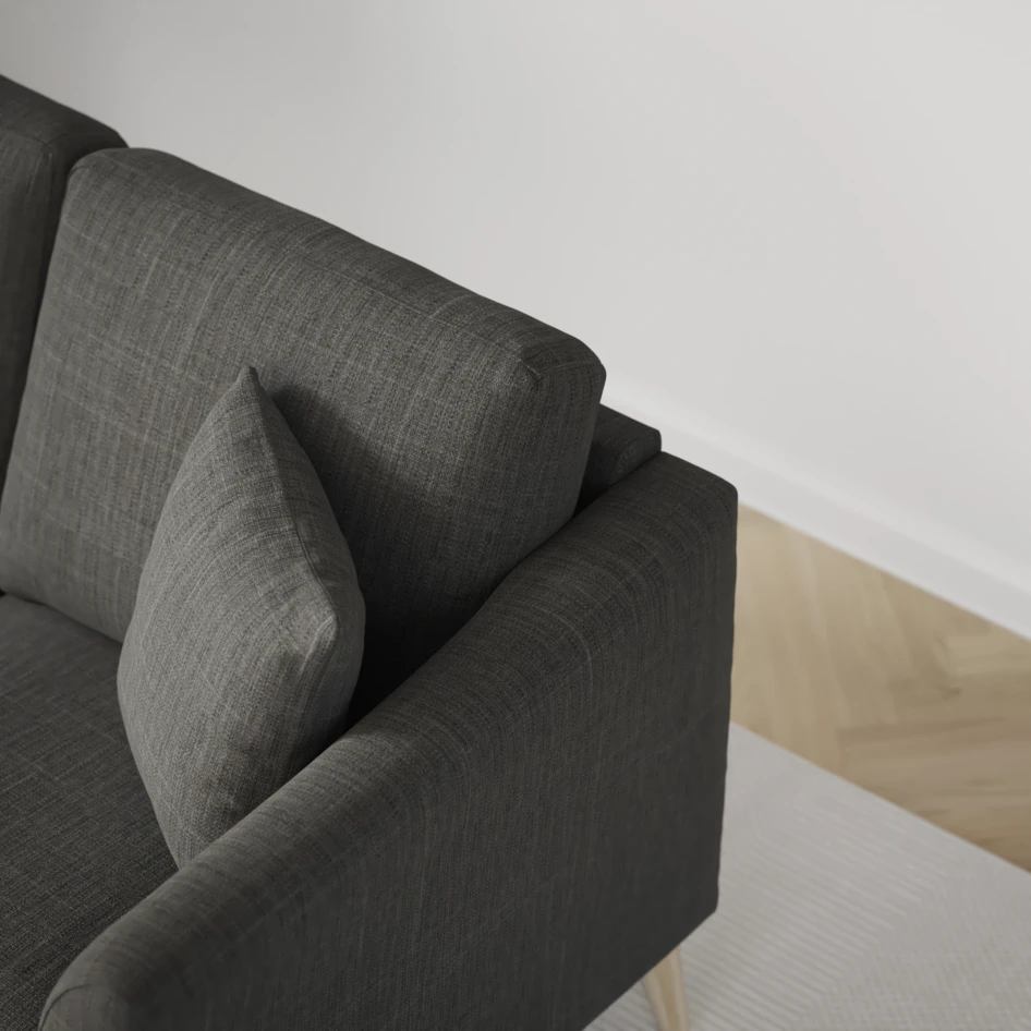 Eden - 3-sits soffa - Grå