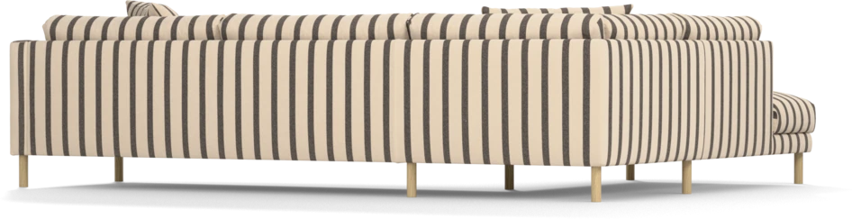 Harper - 3-sits soffa med divan vänster - Flerfärgad
