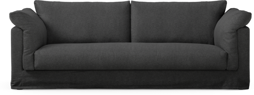 Cherrie Klädsel - Klädsel till 3-sits soffa, hel dyna - Svart