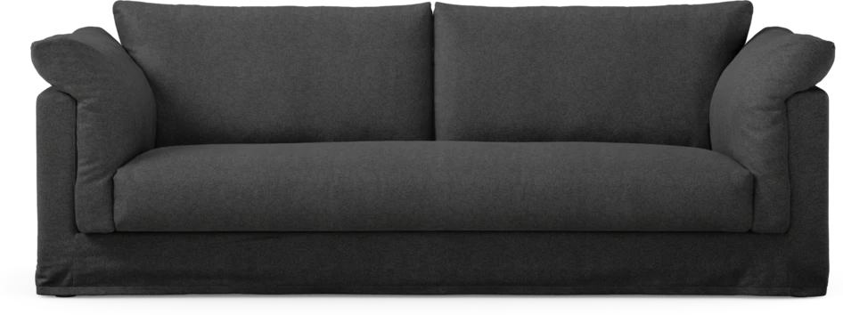 Cherrie Klädsel - Klädsel till 3-sits soffa, hel dyna - Svart