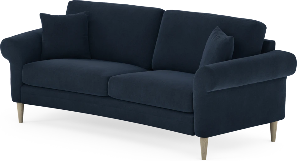 Eden - 2,5-sits soffa svängd - Blå
