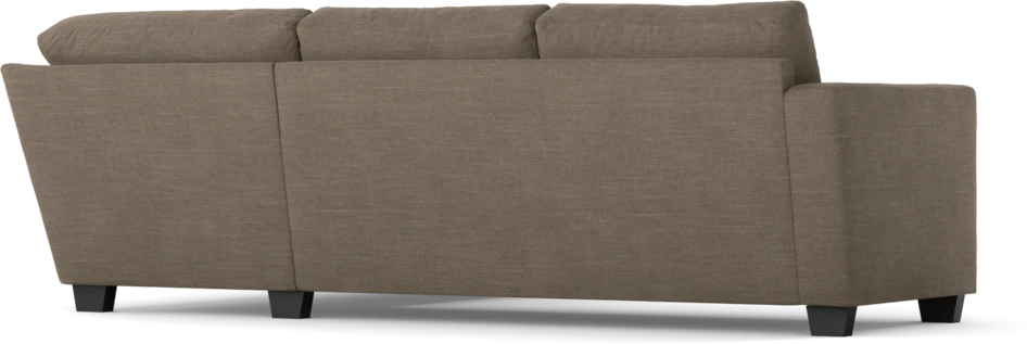 Friday - 2,5-sits soffa med divan höger - Brun