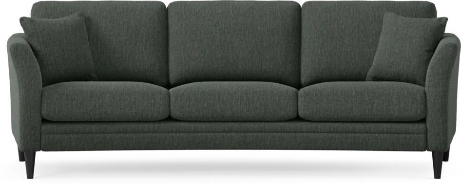 Eden - 3-sits soffa svängd - Grön