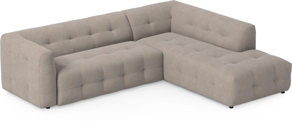Bella - 3-sits soffa med divan höger - Beige