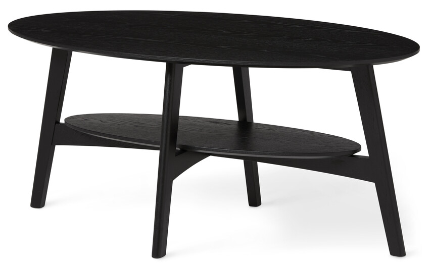 Flora - Soffbord, L 110 B 60 H 50 cm - Svart