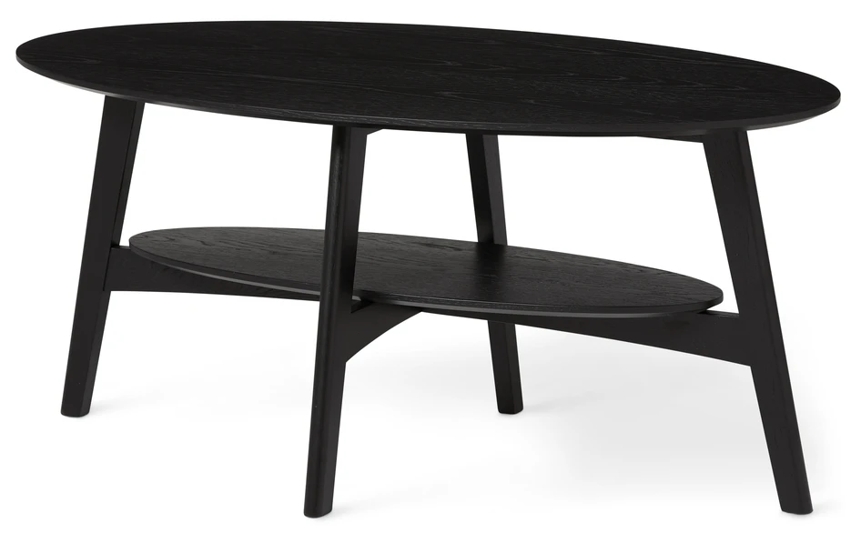 Flora - Soffbord, L 110 B 60 H 50 cm - Svart