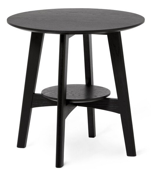 Flora - Soffbord, H 55 Ø 55 cm - Svart