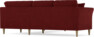 Eden - Hörnsoffa, 2+2-sits - Röd