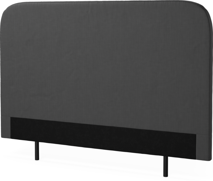 New York slät - Sänggavel, 90-210 cm - Grå