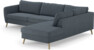 County - 2,5-sits soffa med divan höger - Blå