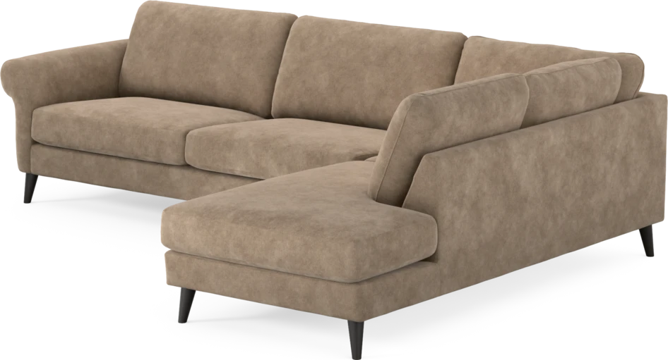 Bridge - 3-sits soffa med divan höger - Beige