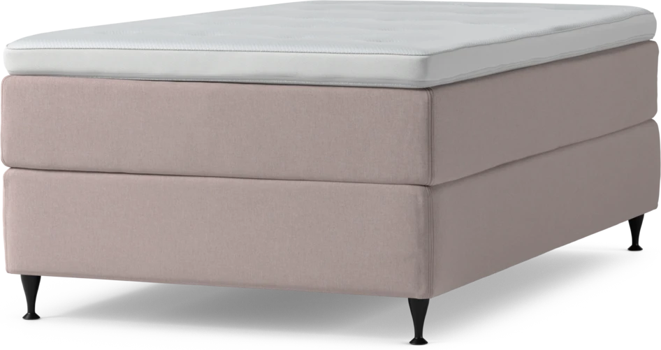 Delux Exclusive - Kontinentalsäng, enkelsäng 120 cm med bäddmadrass och sängben