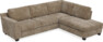 Friday - 2,5-sits soffa med divan höger - Brun